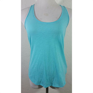 Arizona Jeans Small Tank Top Blue Lace Racerback